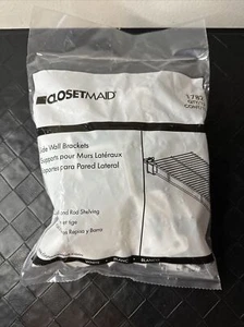 12 soportes de pared laterales Closetmaid 1782 - bolsa de 12 con hardware de montaje nuevo de nuevo - Imagen 1 de 9