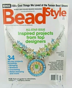 Bead Style Magazine July 2010 Back Issue Volume 8 Issue 4 Jewelry Crafts - Picture 1 of 3