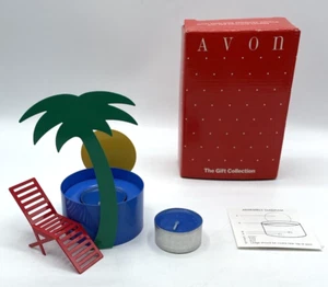 Avon Pool Strandszene Kerzenlandschaft Geschenkset 1980er NEU alter Lagerbestand - Bild 1 von 7