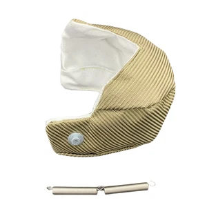 T25 Titanium Turbo Blanket Heat Shield Turbocharger Cover Wrap Natural Color - Picture 1 of 6