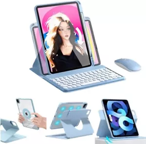 Vertical Keyboard Case For iPad Pro 11 3 4 5 6 Touchpad Keyboard Mouse Rotating - Picture 1 of 10