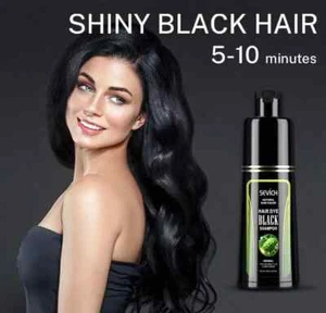 Sevich Instant Hair Dye Black Shampoo Fast Dye Grey/White Moisturising 250ml uk - Bild 1 von 4