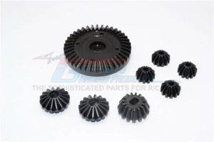 GPM TT2100 Steel Ring Gear & Bevel Gear (8pcs) set For Tamiya TT02/TT02B/TT02D - Picture 1 of 1