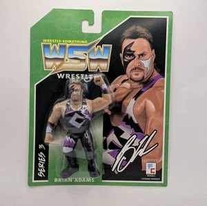 Figuren Sammlung Wrestle Something Wrestlers 3 Brian Adams MOC Purple CRUSH - Bild 1 von 2