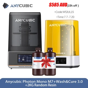 ANYCUBIC Photon Mono M7 14K LCD Resin 3D Printer+Wash &Cure 3.0+2KG Random Resin - Picture 1 of 12