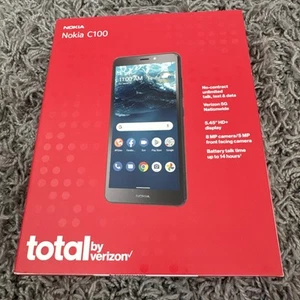 Total by Verizon Nokia C100, 32GB - Prepaid Smartphone (Locked) NEW SEALED - Picture 1 of 2