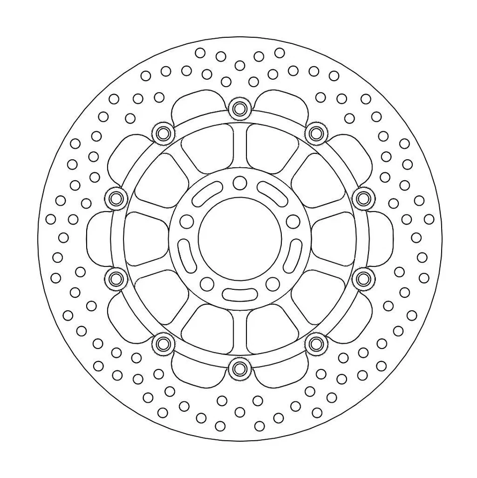 Disque de frein flottant série Halo MOTO-MASTER 310 mm 113124 - Photo 1/1