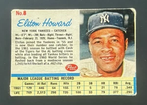 Elston Howard Vintage Baseball Card ~ New York Yankees - Picture 1 of 2