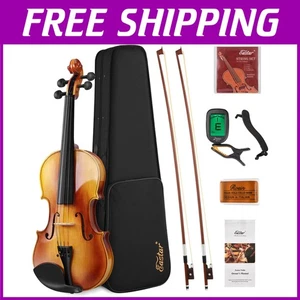 EVA-330 Full Size Violin with Hard Case & Extra Strings - Picture 1 of 12