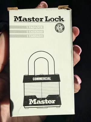 Master Lock 1KA 2002 Laminated Steel Commercial Padlock 1-3/4" Security System - Image 1 of 4