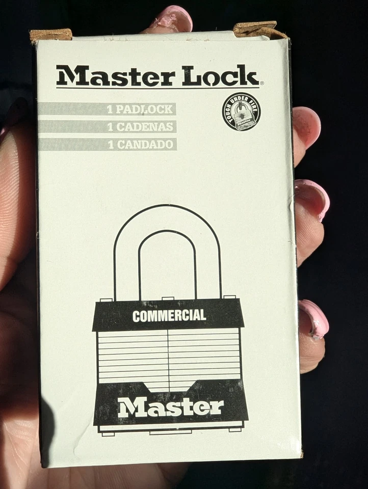 Padlock Steel 15/16in Vrtcl KA No 1ka 2002 Master Lock Co 3pk