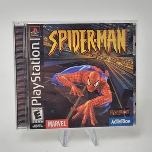 Spider-Man für Sony PlayStation 1 (Black Label) komplett (Broke Corner On Case) - Bild 1 von 10