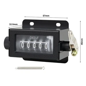 5 Digit Industrial Mechanical Punch Counter Bale Counter Counter Counter Parts - Picture 1 of 3