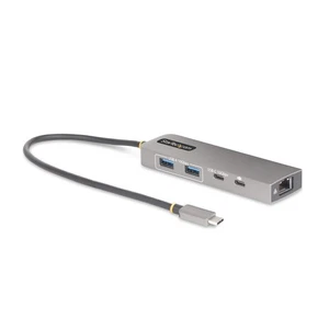 3-portowy koncentrator USB-C Startech.Com z 2,5 Gbps Ethernet i zasilaniem 100 W - Zdjęcie 1 z 1