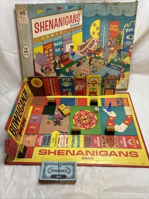 Shenanigans Game Original 1964 Milton Bradley Co. Made In USA Incomplete Vintage - Image 1 of 4