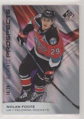 2019-20 Upper Deck SP Game Used CHL Edition /29 Nolan Foote #47 - Image 1 of 2