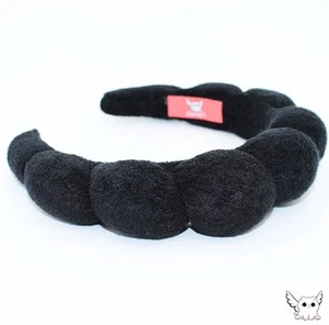 Puffy Black Terry Headband New Stock - Picture 1 of 1