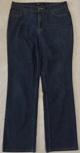 Anne Klein Jeans Sophisticate Modern Boot Cut Womens Sz 10 Blue 30Wx31L - Picture 1 of 20