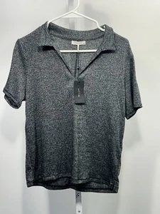 Rag & Bone Women’s Polo Shirt Dark Gray, Size Medium. NWT. 2V - Picture 1 of 6