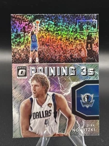 Dirk Nowitzki 2021-22 Donruss Optic Raining 3s #18 Dallas Mavericks - Picture 1 of 2