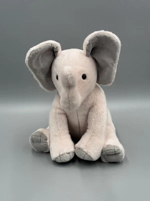 PBK Pottery Barn Kids Monique Lhuillier Rosa Rubor Elefante Gris Orejas Peluche 14” Foto 1 de 4