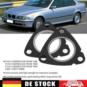 2x DICHTUNG ABGASKRÜMMER ABGASROHR FÜR BMW 3-ER E36 E46 5-ER E34 E39 Z3 M50 M52 - Bild 1 von 10