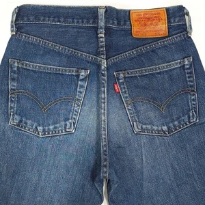 Jeans Levi’s 503B XX Japan Made anni 90 Vintage Big E Rosso Selvedge Denim W30 Indaco - Foto 1 di 10