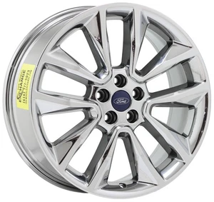 19" Ford Escape Bright Chrome wheel rim Factory OEM 2013 2014 2015 2016 3970 - Picture 1 of 7