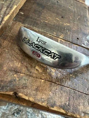Lynx Black Cat BC1 Milled Face Heel Shaft Napa Putter RH 32” Orange Iomic Grip - Image 1 of 4