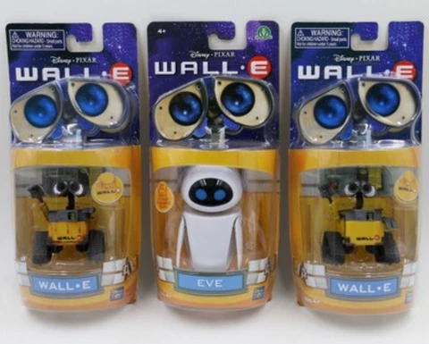 3 Styles New Disney Pixar EVE WALL-E Robot Mini Action Figures PVC Toys Dolls 2" Cover