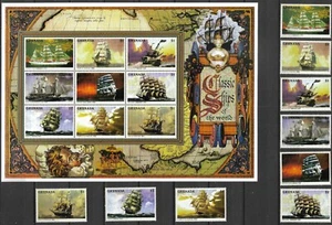 GRENADA - 1996 MNH "Classic SHIPS Of The World" Souvenir Sheet & Complete Set! - Bild 1 von 1