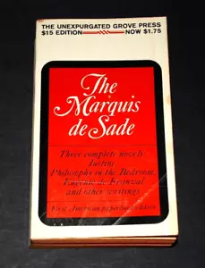 THE MARQUIS DE SADE The Complete Justine Philosophy In Bedroom 1st Paperback Ed. - Picture 1 of 14