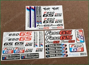 BMW Motorrad Motorsport F650GS Racing GS Laminiert Aufkleber Sticker Kit Set - Bild 1 von 5