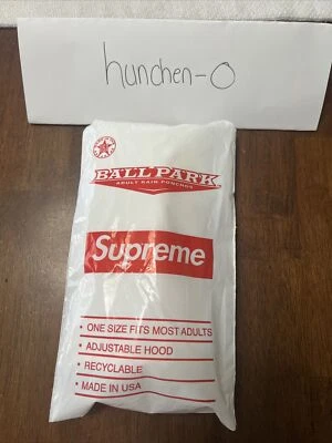 Poncho de lluvia Supreme Ballpark SS20 DEADSTOCK Foto 1 de 3
