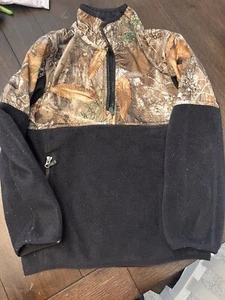 Youth Boys Columbia PHG Black Camo Pullover Size 6/7 - Picture 1 of 6