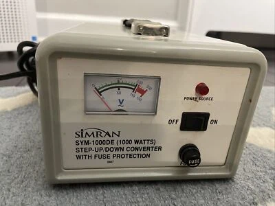 Simran Step-up/Down Converter 1000W With Fuse Protection SYM-1000DE 21-4 - Image 1 of 3