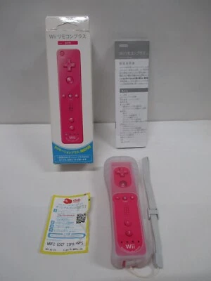 Wii -- Wii Remote Plus pink - Controller -- Box. Nintendo Wii. JAPAN Game. 57004 - Image 1 of 4