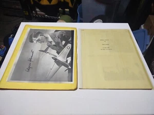 RARE EDGAR SCHMUED DESIGN OF THE P-51 MUSTANG REPORT & MEMORIAL REUNION W/PHOTOS - Picture 1 of 15