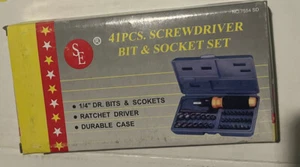 41 pcs. screwdriver bit & socket set 1/4” - Picture 1 of 2
