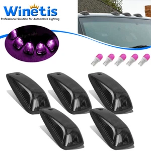 Marcador de luz cubierta de humo + LED rosa púrpura para 88-02 Chevy GMC - Imagen 1 de 9