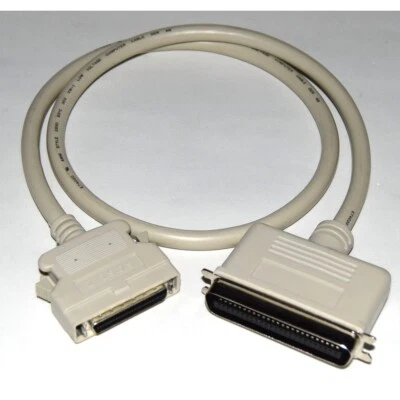 6 ft SCSI MDR Micro Centronics 50 Male - Standard Centronics 50 Male Cable - Image 1 of 4
