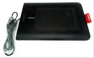 Black Wacom CTH460 Bamboo Pen And Touch USB Tablet Good Without Pen - Afbeelding 1 van 6