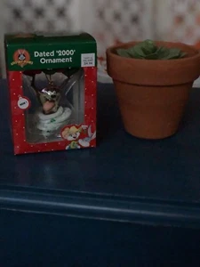 LOONEY TUNES ORNAMENTO TAZ 2000 NUEVO EN PAQUETE - Imagen 1 de 2