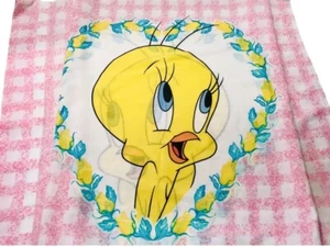 Looney Tunes Tweety Bird Vintage 1997 doppelseitiger Standard-Kissenbezug - Bild 1 von 3