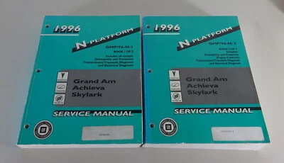 Manual De Taller Pontiac Grand Am / Oldsmobile Achieva / Buick Skylark De 1996 - Imagen 1 de 4