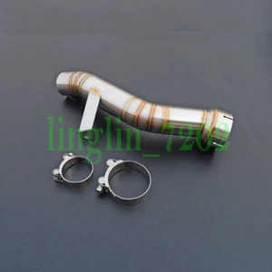 Middle Link Pipe Exhaust Pipe For Kawasaki KLZ1000 Versys 1000 2012-2018 13 14 - Picture 1 of 9