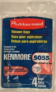 Rubbermaid Kenmore Vacuum Cleaner Bags #5055 - 4 Filters in Bag - Picture 1 of 2