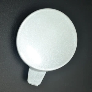 White Front Bumper Tow Hook Cover Cap For Tesla Model Y 2020-22 1493746-00-A US - Picture 1 of 2
