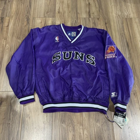 Vintage 90s Starter Phoenix Suns Pullover Windbreaker Jacket Men’s Large NEW Cover