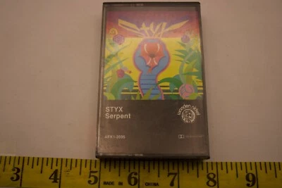 Rare Vintage STYX SERPENT Audio Cassette Tape 1980 Reissue Hard Rock S1D1 - Image 1 of 3